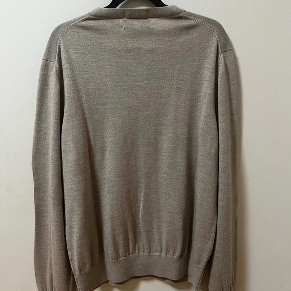 Fairway & Greene 100% Italian Merino Wool Pull Over V-Neck Sweater- Size Large - Picture 6 of 6